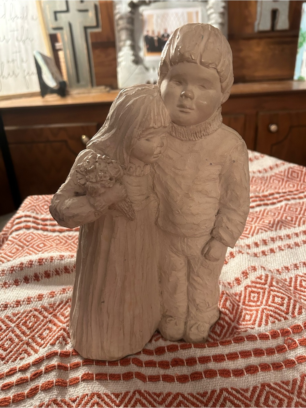 Austin Collection “Bright Eyes Collection” Ceramic Boy and Girl Figurine